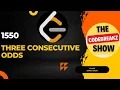 1550 Three Consecutive Odds July Challenge Leetcode One Line Solution Beats 100 in Python