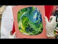 386 Square Flat Earth Pour on a Tshirt - SOLD