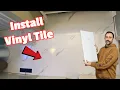 Don t waste money on real tile - install LifeProof Vinyl Tile