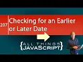 JavaScript Problem Determining the Earliest or Latest Date