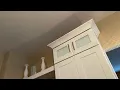 How To install crown molding above kitchen cabinets quick and easy instructions