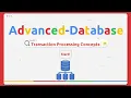 Advanced-Database Chapter 5 Transaction Processing Concepts