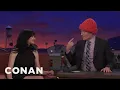 Krysten Ritter Knit Conan A Hat CONAN on TBS
