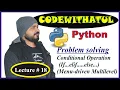 Learn Python - Full Course for Beginners Tutorial Lecture 18 Menu Driven Program Multilevel