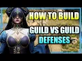 HOW TO PROPERLY BUILD A GUILD VS GUILD DEFENSE| WATCHER OF REALMS|