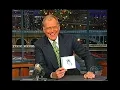 Coldplay - In My Place (Letterman December 2002)