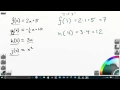 Algebra II Unit 2 Lesson 4 Topic 1 Function Notation 14 min