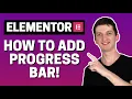 How To Add Progress Bar In Elementor