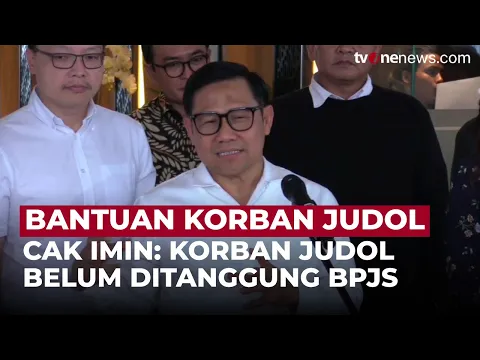 Menko PM Cak Imin Tegaskan Belum Ada Bantuan dari BPJS untuk Korban Judol