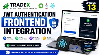 TradeX Spring Boot Project Series 13 JWT Authentication Frontend Integration