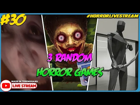 Video Thumbnail: *SERAM!!* DEADCAM?! ||🔴 3 RANDOM HORROR GAMES #30 (Malaysia) #HorrorLivestream
