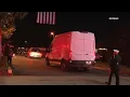 Procession from crash site to Riverside County Coroner Office