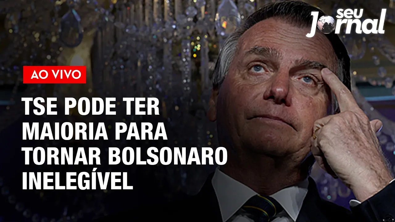 TSE pode ter maioria para tornar Bolsonaro inelegível - Trump recebe 34 acusações | Seu Jornal 04/04