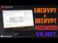 How to Encrypt and Decrypt Password in VB NET