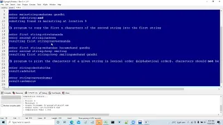 C language Array of Strings - printing characters of each string in reverse