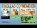 WEST COAST REGIONAL PINELLAS CO 5 DAY FORECAST