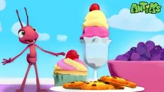 أودبودز تقدم آنتيكس النمل في نزهة كرتون مضحك للأطفال 