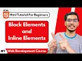 Html Course Block and Inline Elements in HTML Web Development Full Course L7