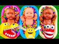 Download Lagu 5 Minutes Satisfying Video Mixing Funny Candy ASMR \u0026 Make Up in 3 Bathtubs with Magic M\u0026M s Slime