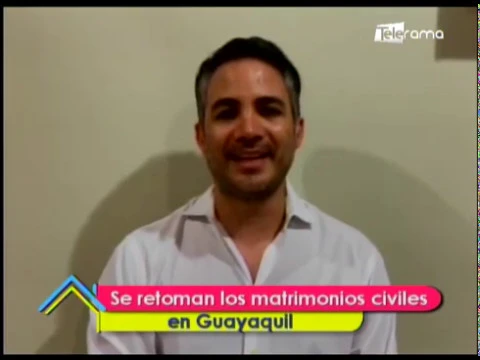 Se retoman los matrimonios civiles en Guayaquil
