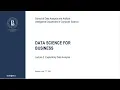 Data Science for Business Lecture 2 Exploratory Data Analysis