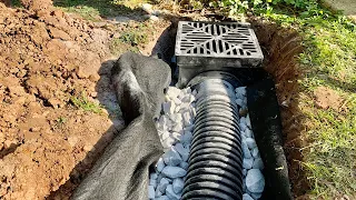 DIY French Drain for Under 250
