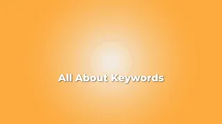 4 3 Lets Talk About Keywords