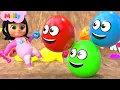 Download Lagu Melly Explores Colorful Surprise Eggs | Yes Yes Playground Song | Melly Nursery Rhymes \u0026 Kids Songs