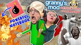 Download BALDI'S POWERFUL NOTEBOOK!  Granny Takes Over The School (FGTEEV Garry's Mod w/ Shawn) Gameplay/Skit MP3