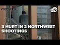 3 people including 2 teens shot in Northwest DC in shootings roughly a mile apart