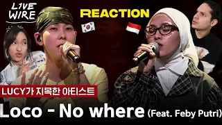 wow waleska u0026 efra react to loco no where feat feby putri live in mnet for the first time 