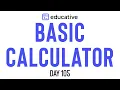 Basic Calculator LeetCode Hard Educative io Day 105 Stacks