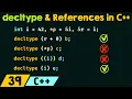 decltype and References in C