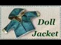 Cloth Doll Jacket DIY Easy FREE PATTERN Full tutorial with Lisa Pay
