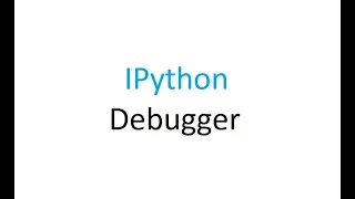 Ipython Debugger ipdb for api testing