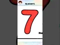 Drawing and Coloring Numbers Six Seven Clay Painting