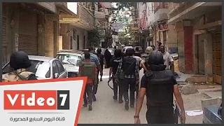 بالفيديو الشرطة تمشط شوارع عين شمس بعد مسيرة الإخوان 