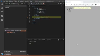 JavaScript with the Browser and Document Object Model in VS Code