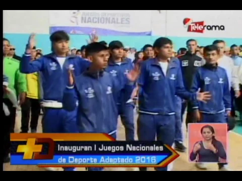 Inauguran I Juegos Nacionales de Deporte Adaptado 2016