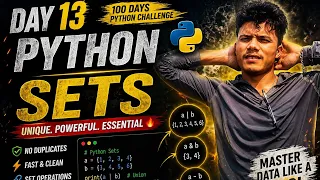 Day 13 Python Sets Explained Remove Duplicates 100 Days Python Challenge