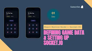 Defining Game Data Setting Up Socket IO React Native Multiplayer