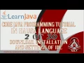 2 CORE JAVA PROGRAMMING TUTORIAL SERIES IN HAUSA LANGUAGE 2 of 30 INSTALLATION OF JDK IDE