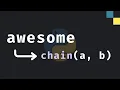 chain in Python is Awesome