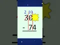 Subtract with regrouping across zeroes