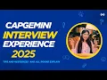 Inside the Capgemini Interview Process 2025 My Experience What to Expect Next