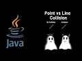 Point vs Line Segment Collision in Java