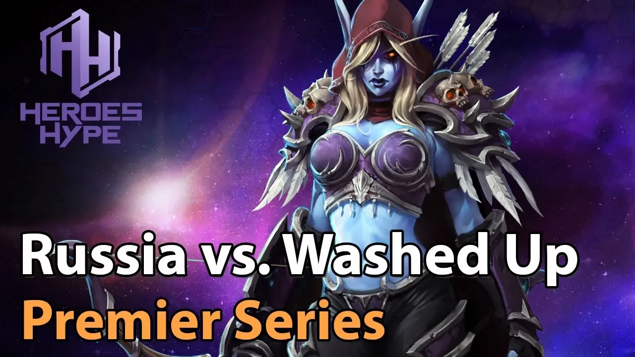 ► Heroes of the Storm: Team Russia vs. Washed Up - HeroesHype Premier Series
