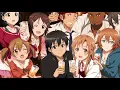 Sword Art Online Character's Song - Sing All Overtures - Asuna ,Silica ,Lisbeth ,Leafa ,Kirito