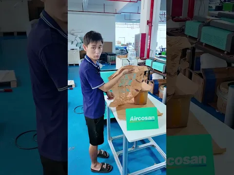 Fully automatic honeycomb paper machine. Manufactures honeycomb paper pads directly. Eco grade for cross-border shipment.