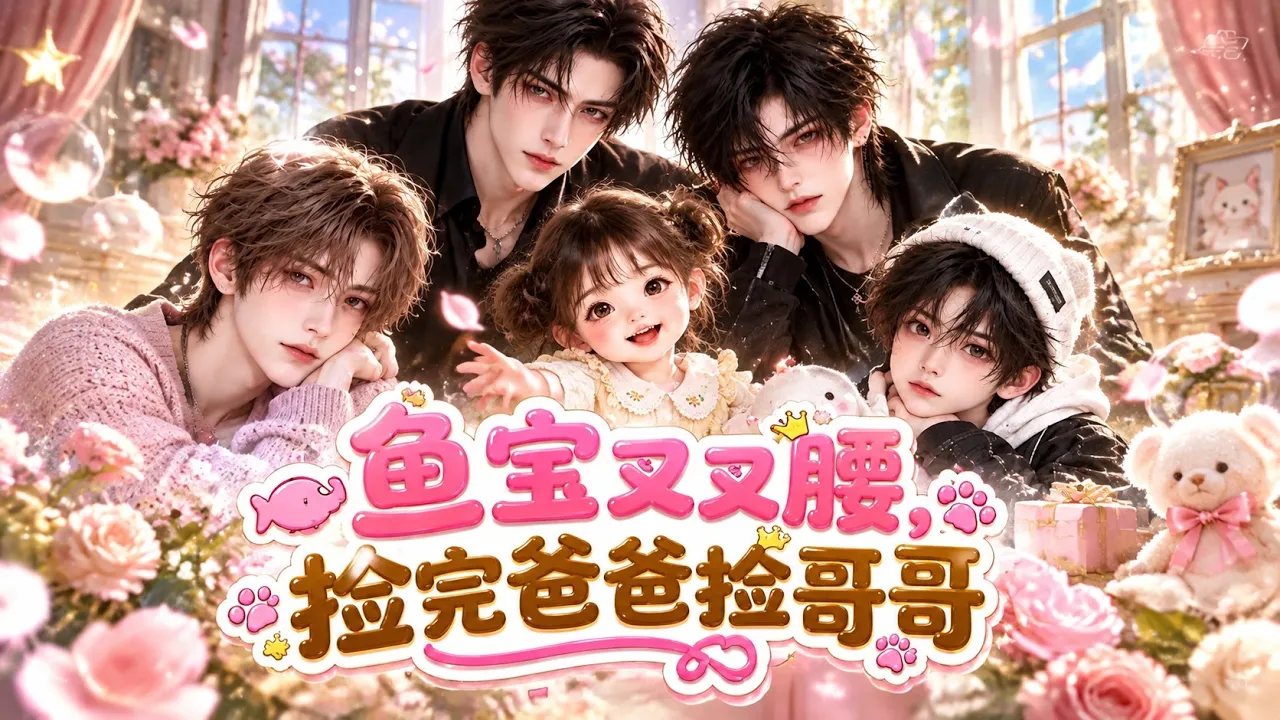 鱼宝叉叉腰,捡完爸爸捡哥哥